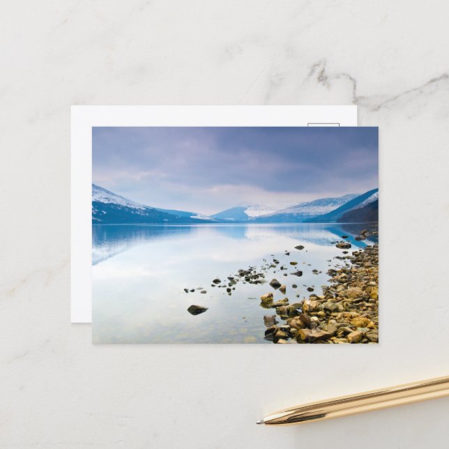 Loch Earn Postcard Postkarte (Vorderseite/Rückseite Beispiel)