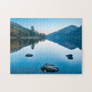 Loch Eck en bleu, Scotland Jigsaw puzzle