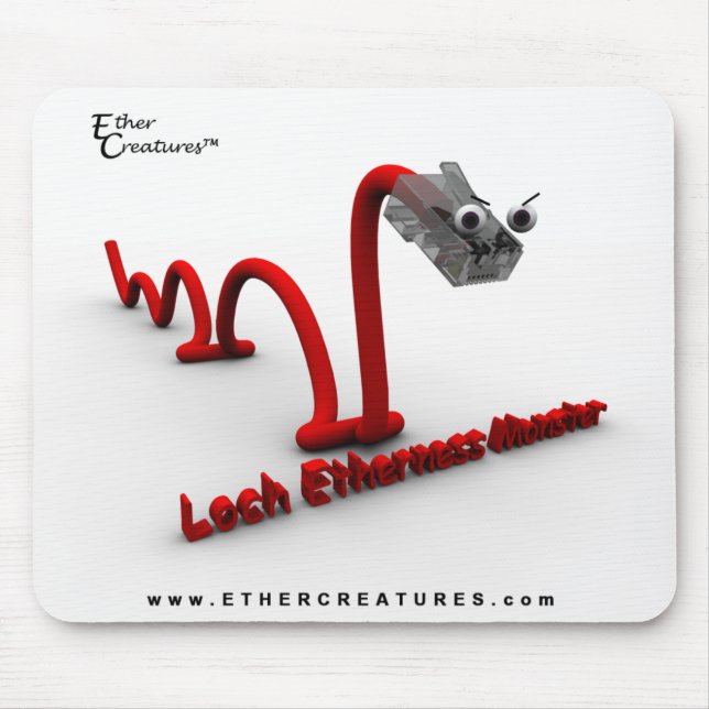 Loch Etherness Monster Mousepad (Vorne)