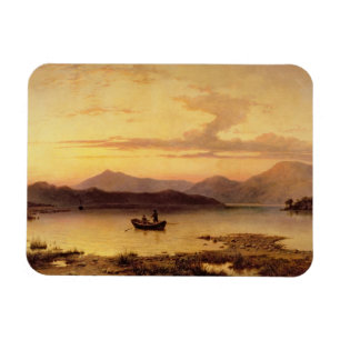 Loch Etive, von Bonawe - Abend, 1875 (Öl auf Ca Magnet