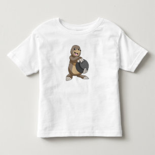 Loch im Bowling mit Bowlingball Kleinkind T-shirt
