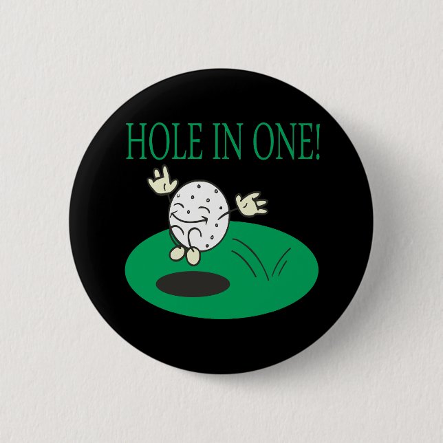Loch in einem button (Vorderseite)