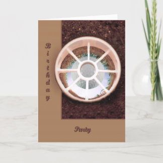 Loch in einem einladung