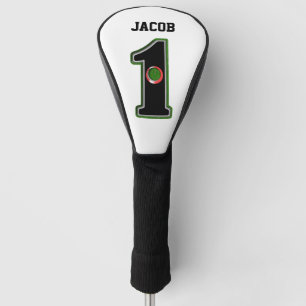 Loch in einem glücklichen Golfer Kopf Cover Golf Headcover