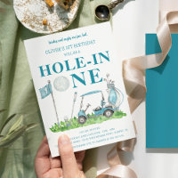 Loch in einem Golf Par-T Boy 1. Geburtstag