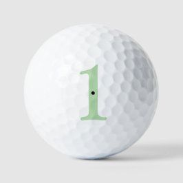 Loch in einem Golfball