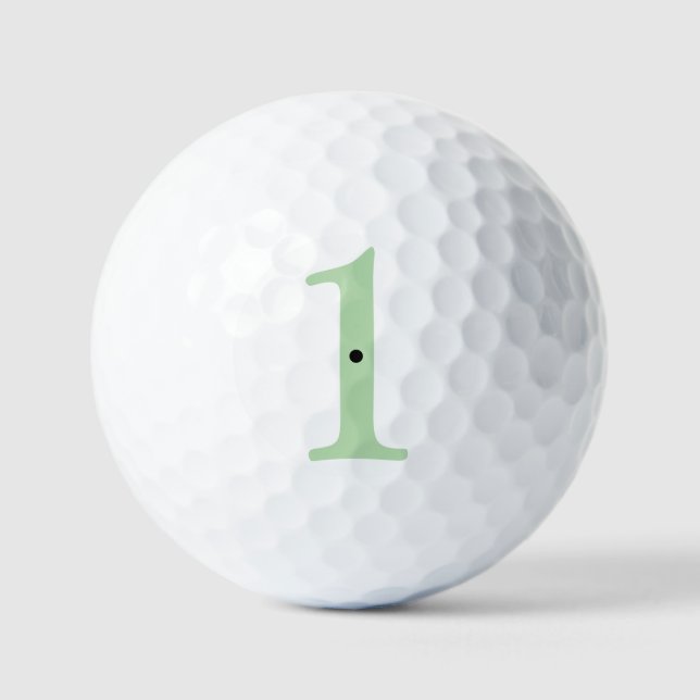 Loch in einem Golfball (Vorderseite)