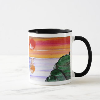 … Loch in einer… Kunst durch Jutta Gabriel… Tasse