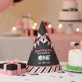 Loch in One Girls Golf 1. Geburtstag Par-T Partyhütchen