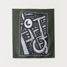 Loch in One? Wandteppich