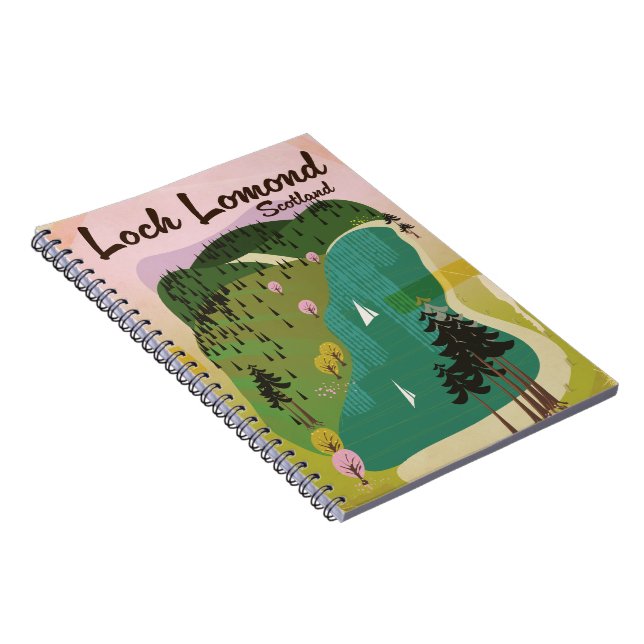 Loch Lamond Scotland Notizblock (Rechte Seite)