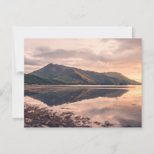 Loch Leven Sunset Postkarte