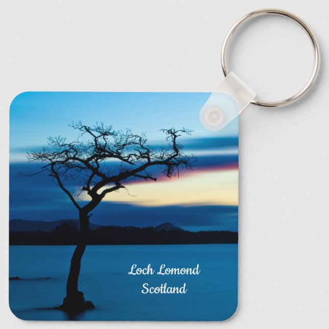 Loch Lomond, Scotland Keyring Schlüsselanhänger (Rückseite)
