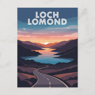 Loch Lomond Scotland Travel Postkarte