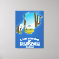 Loch Lomond & the trossachs National Park Map