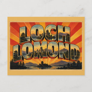 Loch Lomond & The Trossachs Nationalpark Schottlan Postkarte
