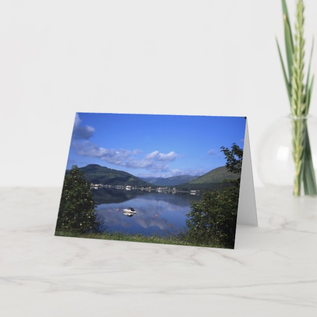 Loch Long Argyll Schottland Dankeskarte (Vorderseite)