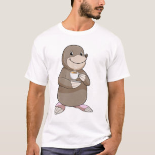 Loch mit Kaffee-Cup T-Shirt