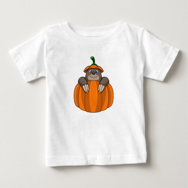 Loch mit Pumpkin Baby T-shirt (Vorderseite)