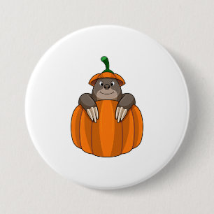 Loch mit Pumpkin Button