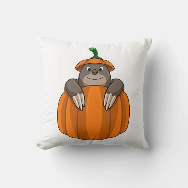 Loch mit Pumpkin Kissen (Vorderseite)