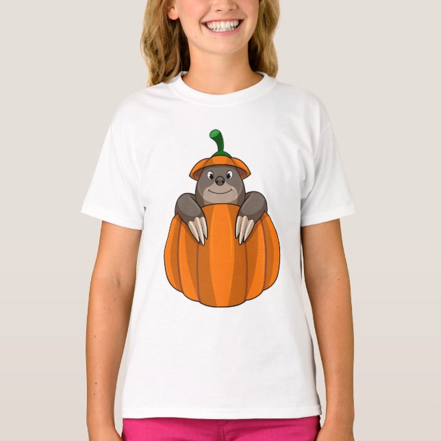 Loch mit Pumpkin T-Shirt (Vorderseite)