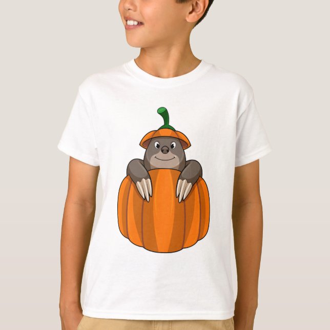 Loch mit Pumpkin T-Shirt (Vorderseite)