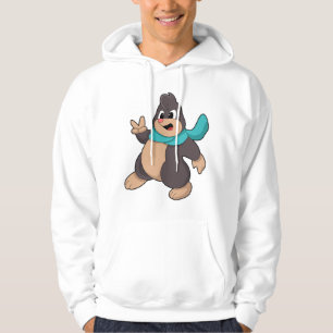 Loch mit Scarf Hoodie