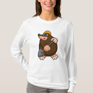 Loch mit Shovel & Hard Hat T-Shirt