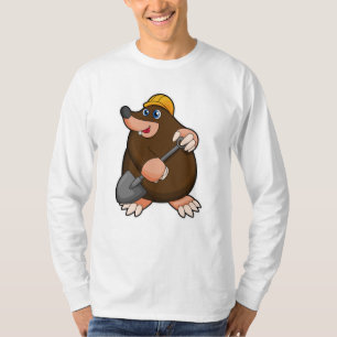 Loch mit Shovel & Hard Hat T-Shirt