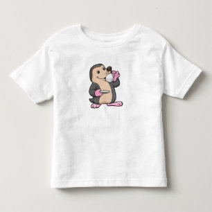 Loch mit Tasse Kaffee & Saucer Kleinkind T-shirt