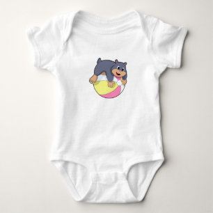 Loch mit Wasserpolo.PNG Baby Strampler