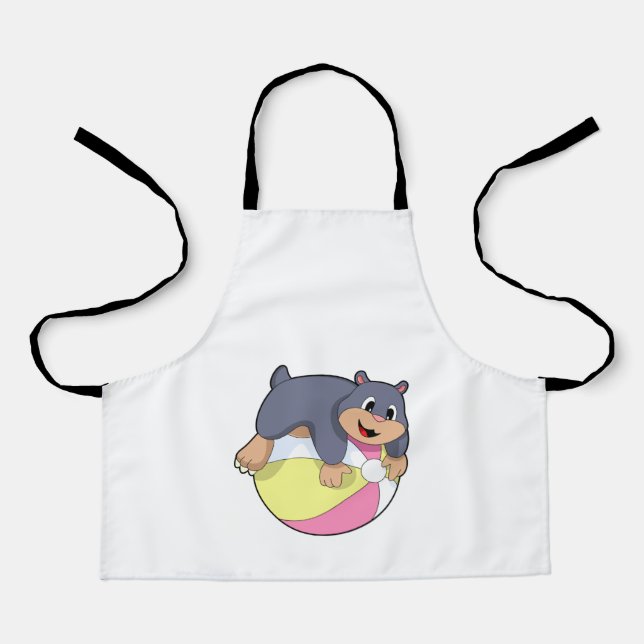 Loch mit Wasserpolo.PNG Schürze (Vorderseite)