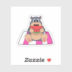 Loch mit Watermelon.PNG Aufkleber