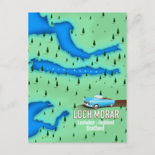 Loch Morar Lochaber Highland Scotland Karte