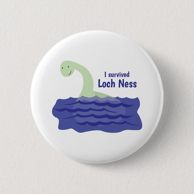 Loch Ness Button (Vorderseite)