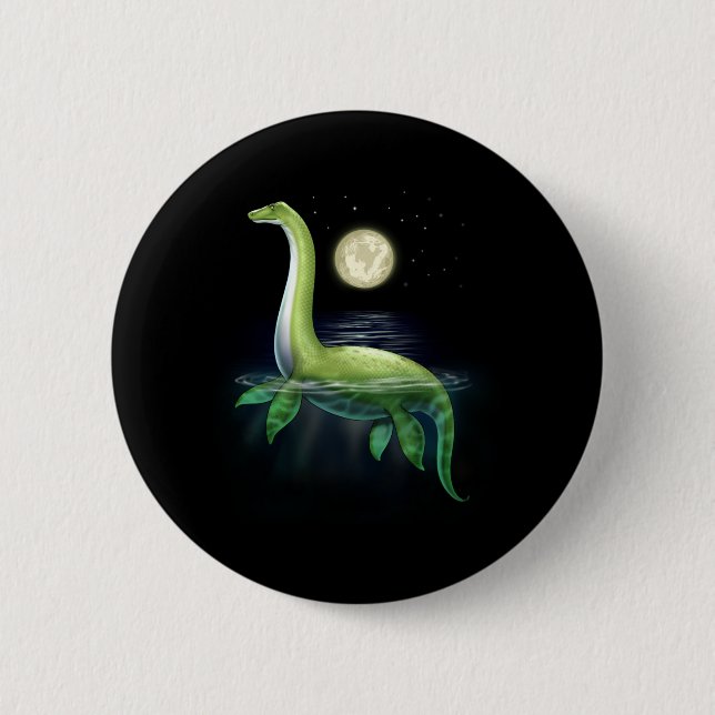 Loch Ness Monster Button (Vorderseite)