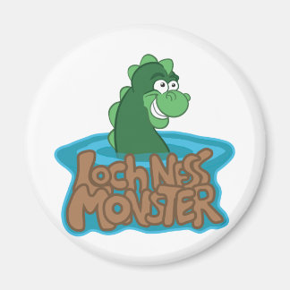 Loch Ness Monster Cartoon Magnet