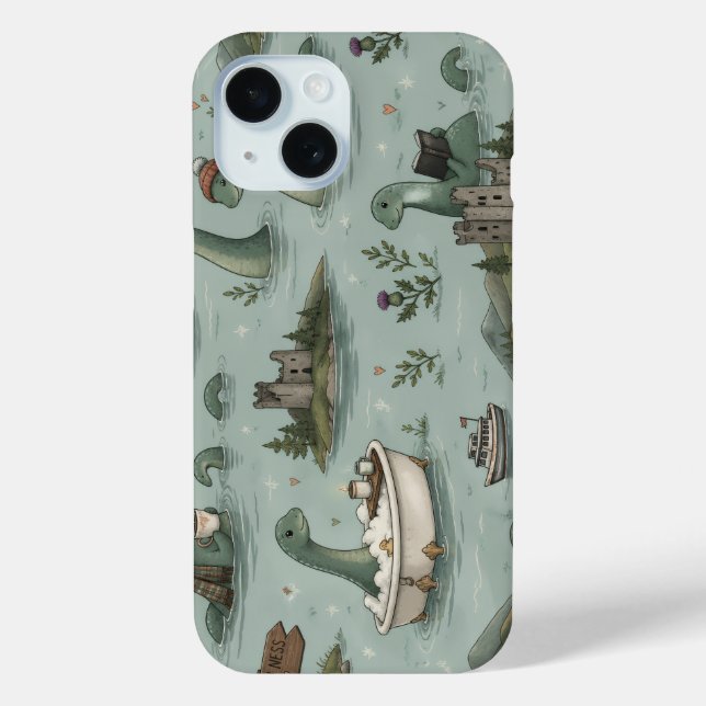 Loch-Ness-Monster Case-Mate iPhone Hülle (Rückseite)