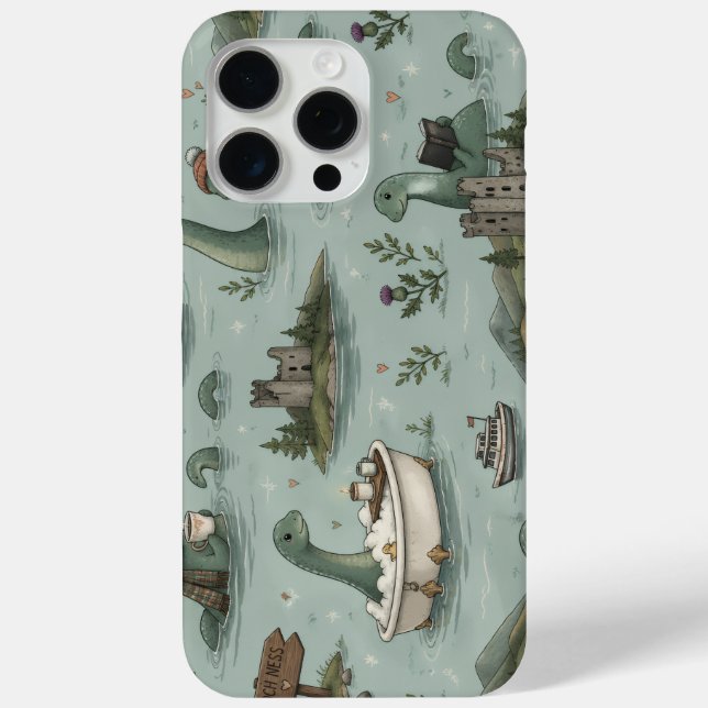 Loch-Ness-Monster Case-Mate iPhone Hülle (Rückseite)