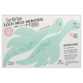 Loch Ness Monster Fabric - Fun DIY Plush Stoff