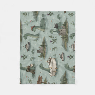 Loch-Ness-Monster Fleecedecke