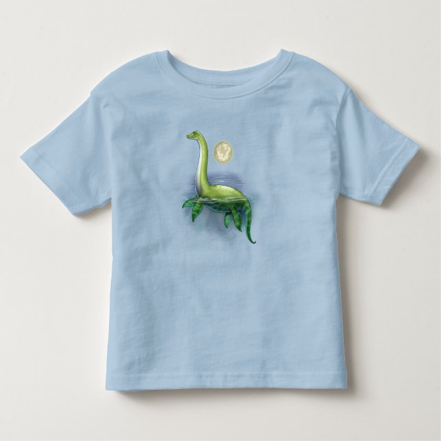 Loch Ness Monster Kleinkind T-shirt (Vorderseite)
