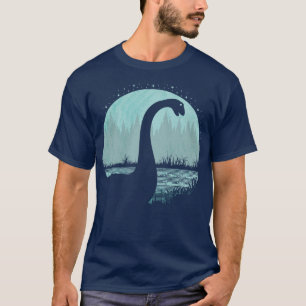 Loch Ness Monster Nessie Full Moonlight T-Shirt