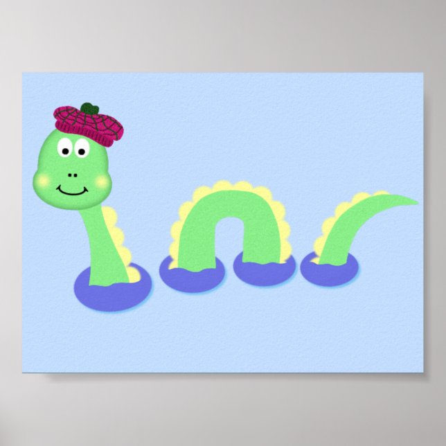 Loch Ness Monster Poster (Vorne)