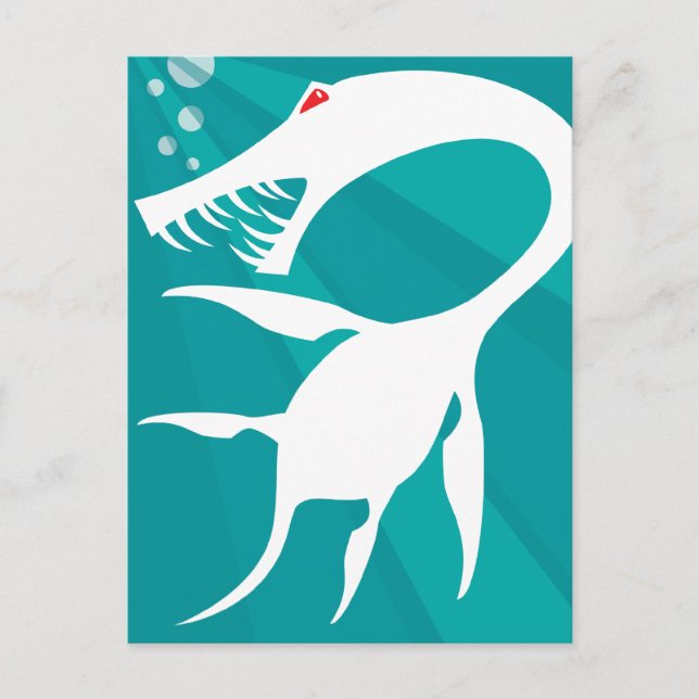 Loch Ness Monster Postkarte (Vorderseite)