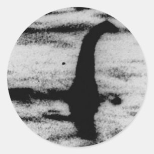 Loch Ness Monster Runder Aufkleber