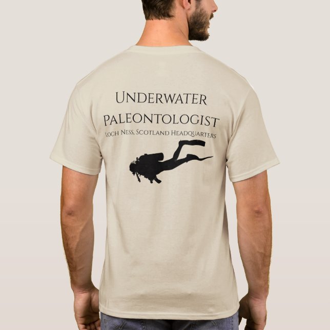 Loch Ness Monster T - Shirt (Rückseite)