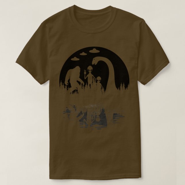 Loch Ness Monster und s T-Shirt (Design vorne)
