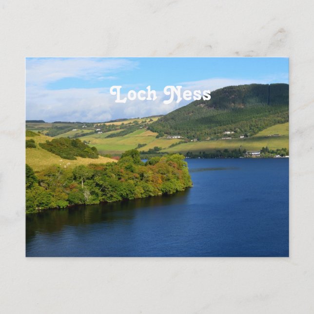 Loch Ness Postkarte (Vorderseite)